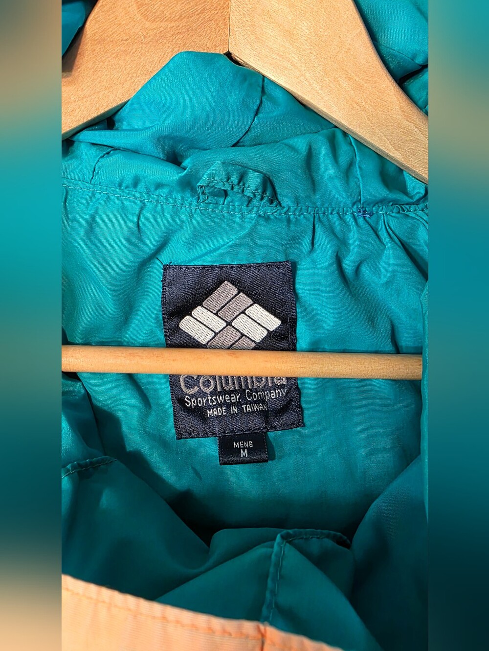 Vintage 90's Columbia Adirondack Windbreaker Blue Pullover Gorpcore Mens M - Picture 15 of 16